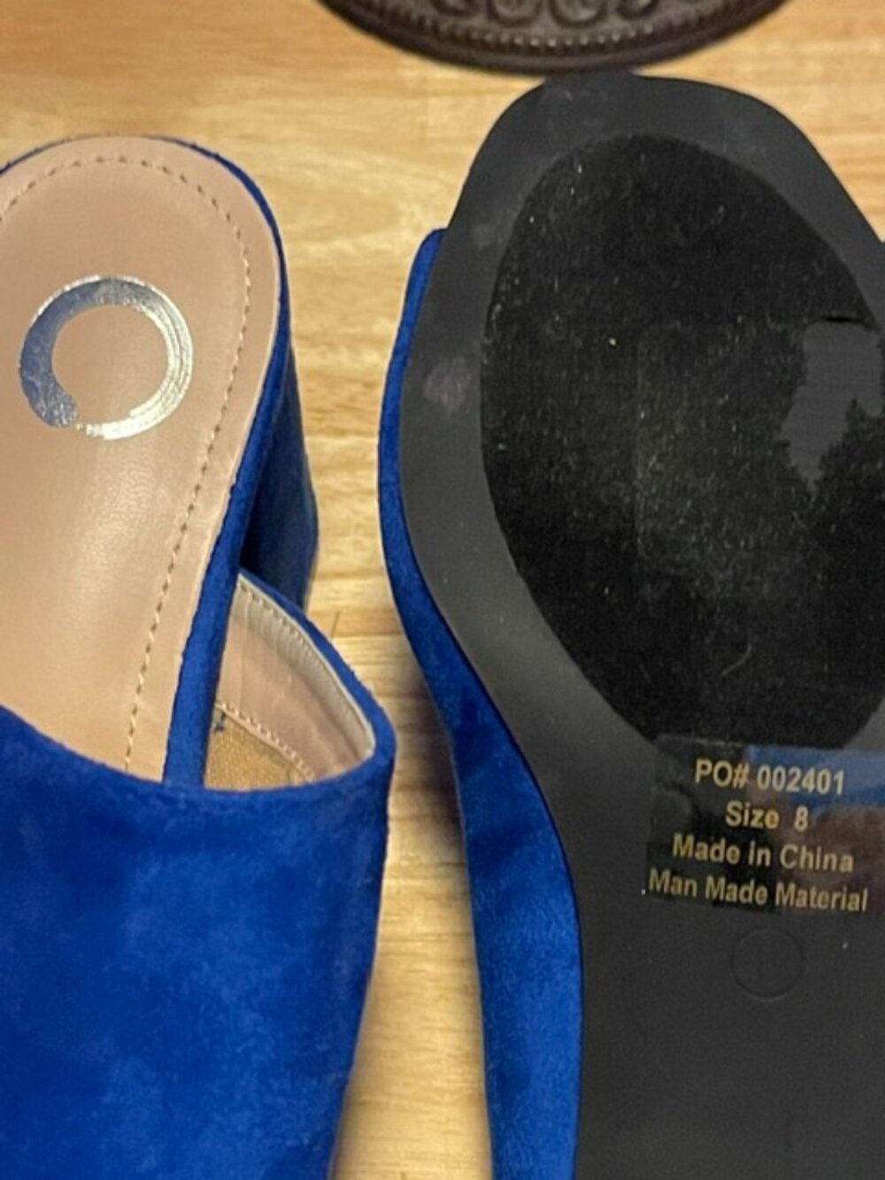 Electric Blue Suede Shoe - Picture 2 of 2